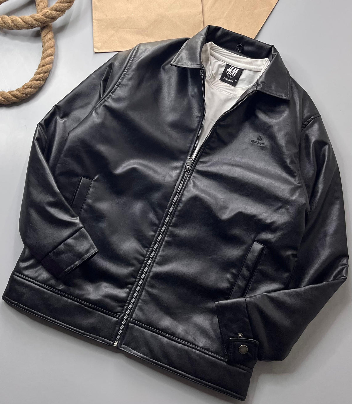 GANT - PREMIUM LEATHER JACKET 🔥