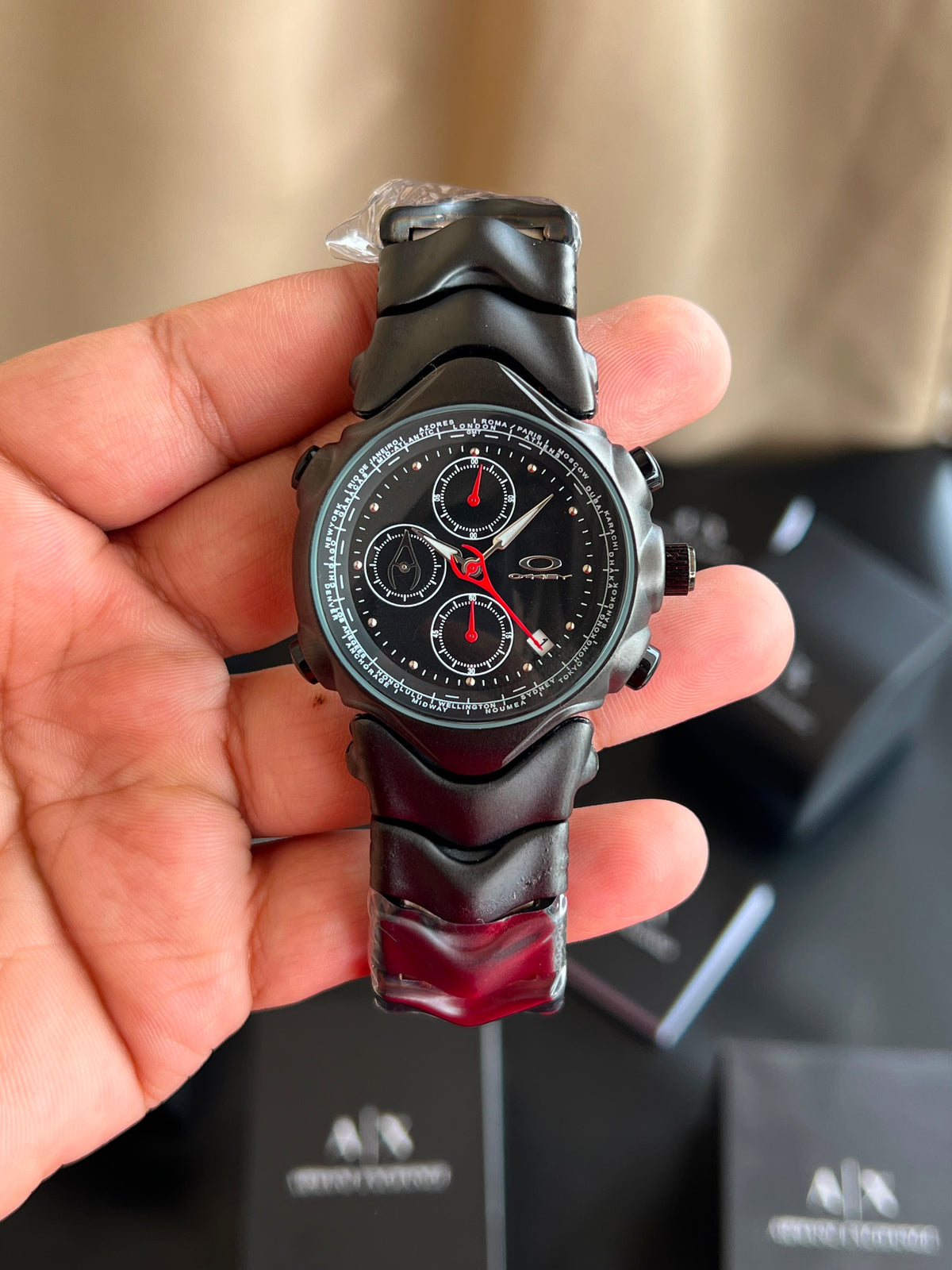OAKLEY ×GMT ALL CHRONOGRAPH WORKING 🔥