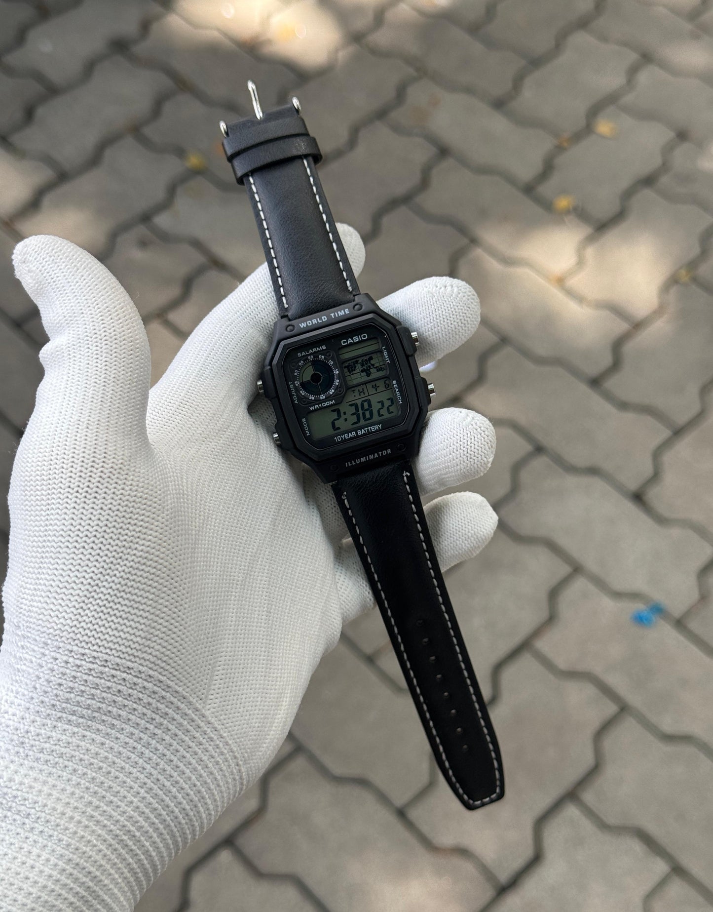 Casio Illuminator World map edition HQ (METAL CASE )💫