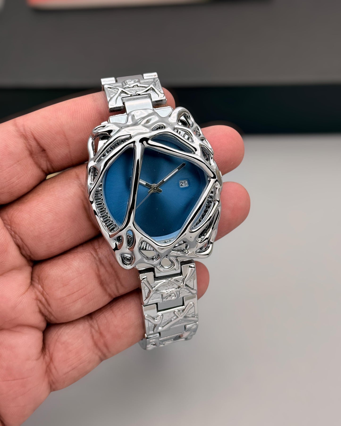 Y2K - SPIKED WATCH - SPIDER WEB ⚡