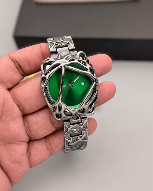 Y2K - SPIKED WATCH - SPIDER WEB ⚡