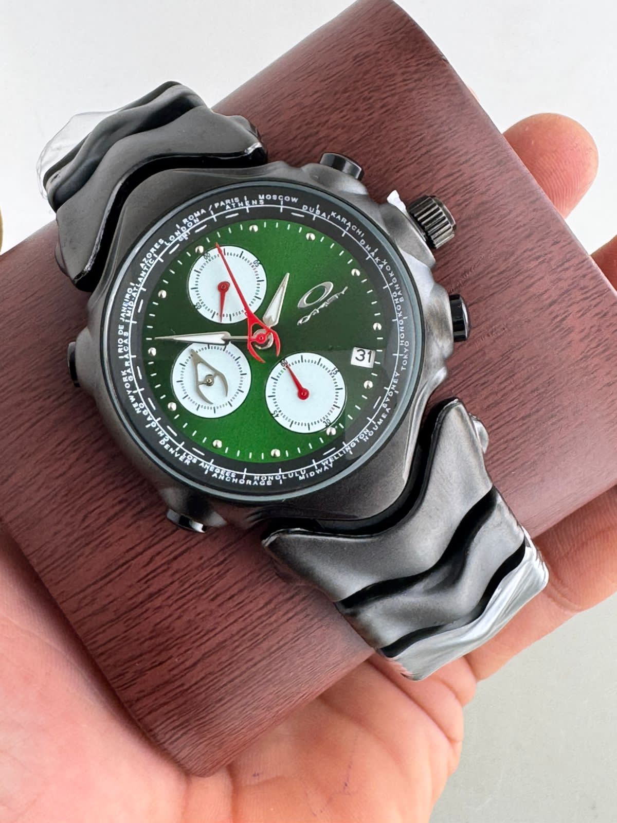 OAKLEY ×GMT ALL CHRONOGRAPH WORKING 🔥