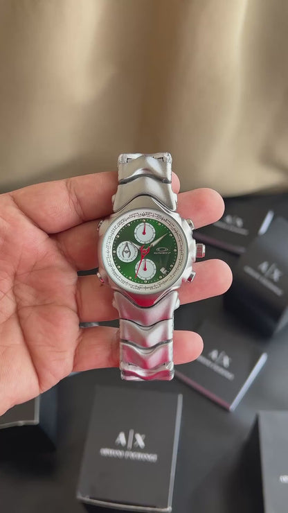 OAKLEY ×GMT ALL CHRONOGRAPH WORKING 🔥