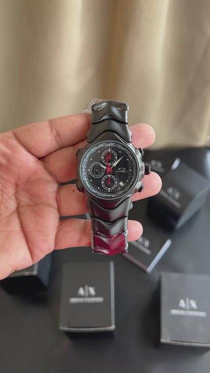 OAKLEY ×GMT ALL CHRONOGRAPH WORKING 🔥