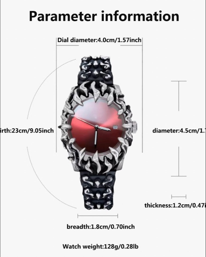 Alabaster Y2K - Gothic Flame